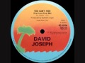 Video thumbnail for David Joseph - You Cant Hide (Your Love From Me)