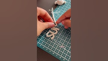 Name keychain 🩷🩵 #shorts #shortsviral #diy #keychain #claycraft