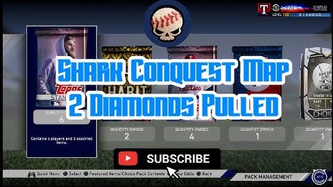 Shark Conquest Map & Diamond Pack Opening MLB The Show 19 Diamond Dynasty (Tips and Tricks)