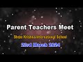 Skis parent teachers meet 23 3 2024