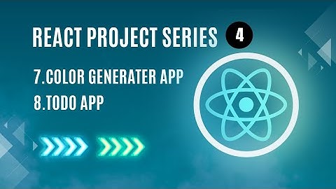 React js Malayalam Project series tutorial | Color Gen App| Todo App React |React js| JishnuGeeks