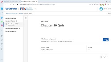 PYTHON DATA STRUCTURE(Chapter-10 quiz)