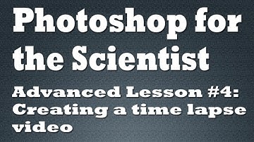 Creating a microscopy time lapse video