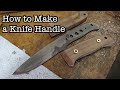 How to Make a Knife Handle - Drilling, Profiling & Dry Fitting