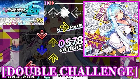 【DDR GP(A20)】 ミッドナイト☆WAR / いちか [DOUBLE CHALLENGE] 譜面確認+Clap
