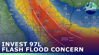 Houston Could See Heavy Rain and Storms from Invest 97L Tuesday
