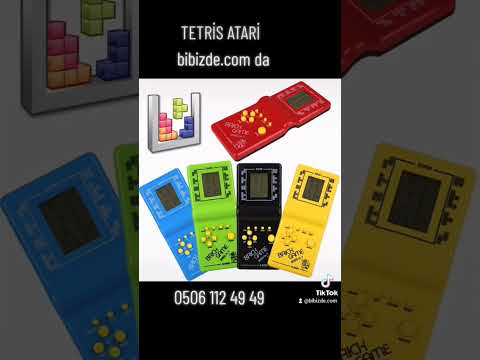 TETRİS NOSTALJİK ÇOKLU EL ATARİ OYUNU 9999 GAME BOYbibizde.com da WhatsApp sipariş 0506 112 49 49