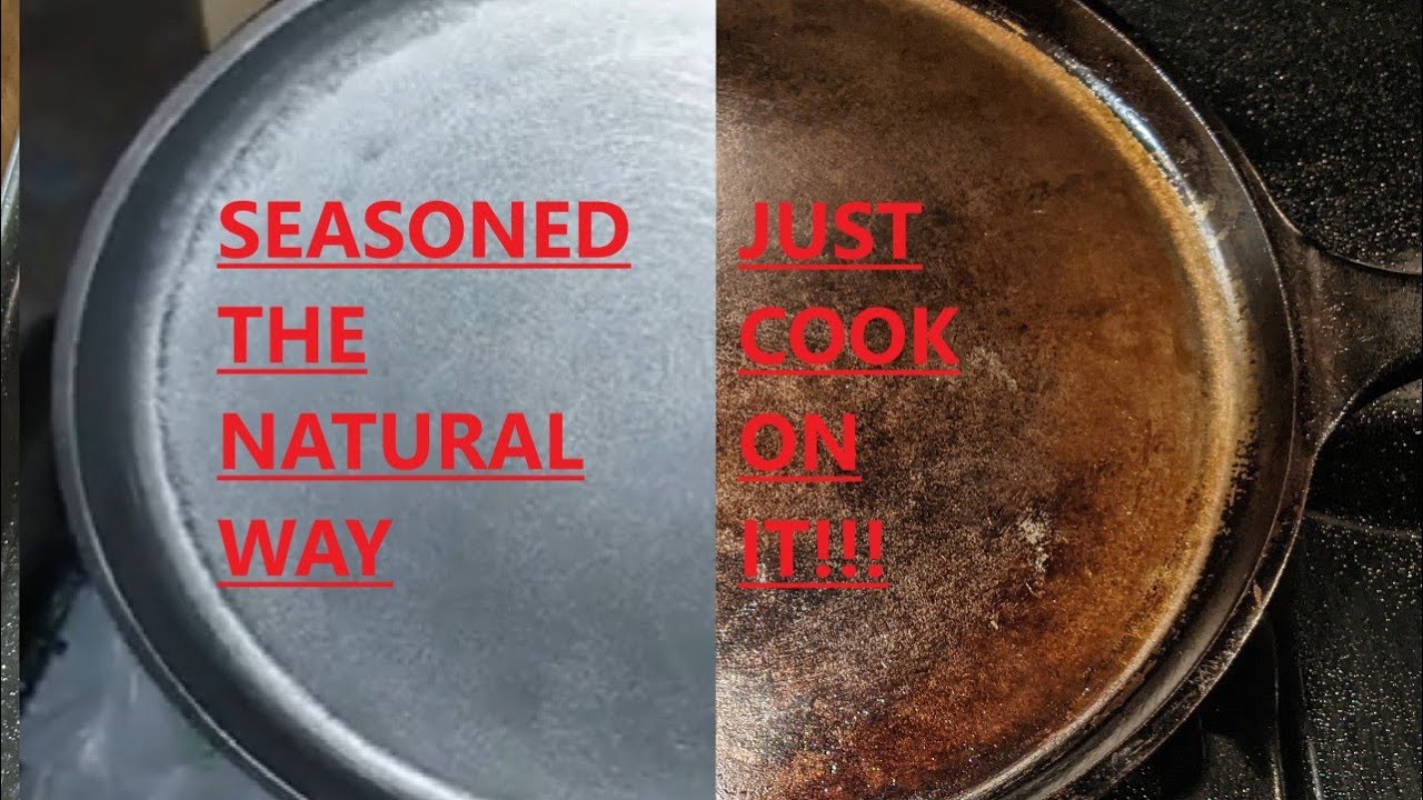 Cast Co - KNOW YOUR PAN: What's the difference between unseasoned and seasoned  cast-iron skillet? ✓ When you cook food in an unseasoned cast-iron skillet,  it will stick to the surface. The