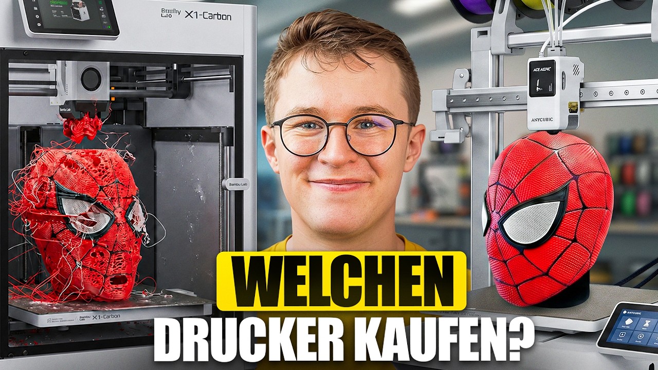 Schau dir das an, bevor du einen 3D-Drucker kaufst! Der beste 3D ...