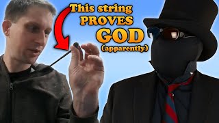 Atheism is, uh, absurd, heh heh, because, um... um...