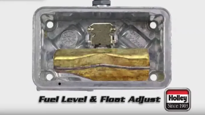 How To Adjust Fuel And Float Level On Holley Carbs