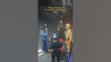 Anh trai có cồn bỏ chạy làm CSGT tưởng cướp nên dí theo 😂 #giaothong #csgt #nongdocon #haihuoc