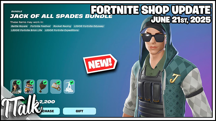 *NEW* JACK OF ALL SPADES BUNDLE! Fortnite Item Shop [June 21st, 2025] (Fortnite Chapter 6)