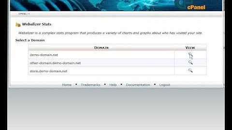 Cpanel Accessing your website statistics via Webalizer  10 Cpanel