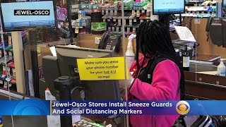 Jewel-Osco Stores Install Sneeze Guards And 'Social Distancing' Markers In Fight Against COVID-19