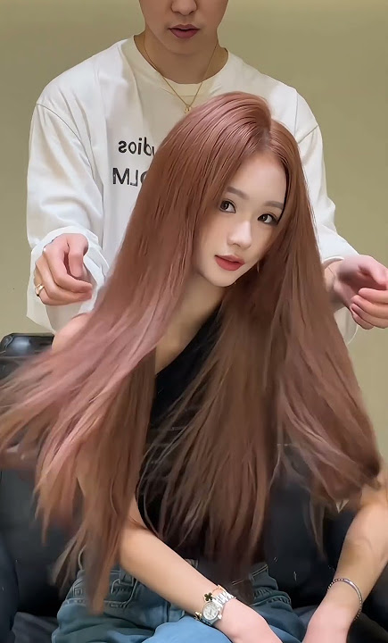 Màu Tóc Cam Đào Không Tẩy Tại Hà Nội #hairstyles #hairtrend #màutócđẹp #sanbaihairstudio #myhair