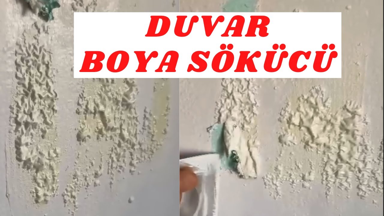 DUVAR BOYA SÖKÜCÜ KİMYASAL NASIL KULLANILIR? ( SATEN, YAĞLI, PLASTİK DUVAR BOYA SÖKÜCÜ KİMYASAL NASIL KULLANILIR? ( SATEN, YAĞLI, PLASTİK