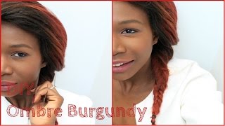 DIY Ombre Rouge Burgundy