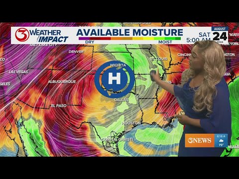 More moisture headed our way into next week - YouTube
