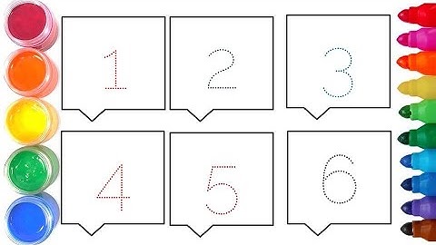 숫자 게임 1부터 10까지 숫자 만들_Learn to write numbers from 1 to 20 in_the English language for children, the l