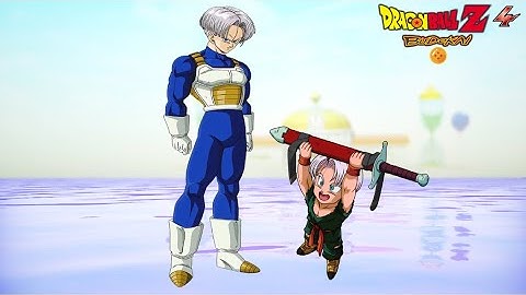Kid Trunks With Sword vs Future Trunks – Dragon Ball Z Budokai 4 Mod Gameplay!