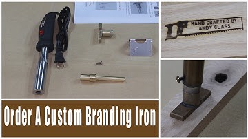 Rockler Custom Branding Irons Review | Glass Impressions