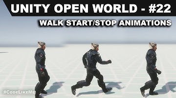 Unity Open World #22 - Sync Walk Start & Stop Animations