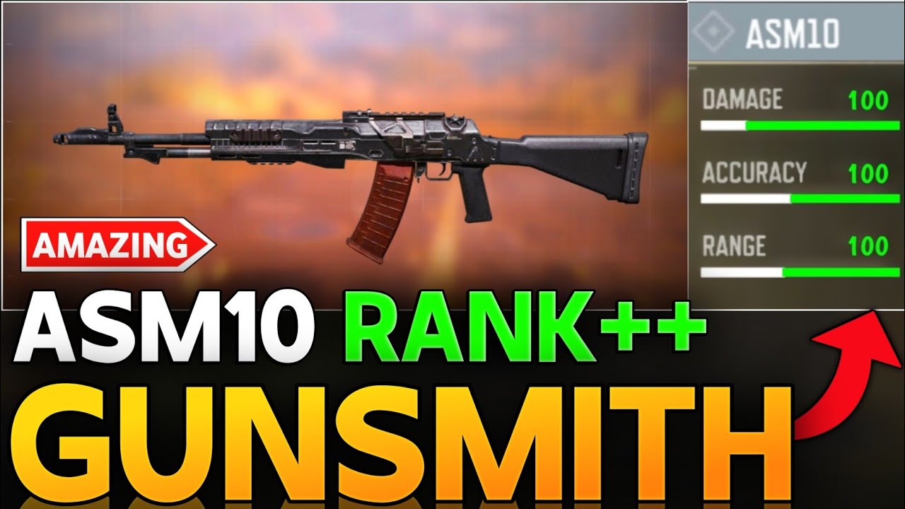 BEST ASM 10 INSANE BUFF GUNSMITH IN CALL OF DUTY MOBILE | ASM 10 3 SHOT ...