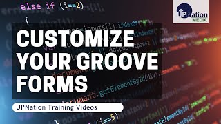 Customize your Groove form