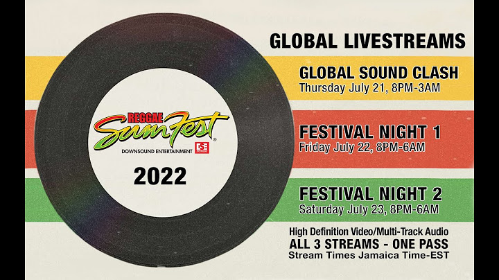 Reggae Sumfest 2022 | Festival Night 1 | July 22nd