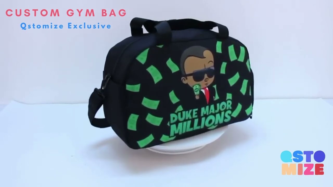 Custom Gym Bag - Personalize with any image