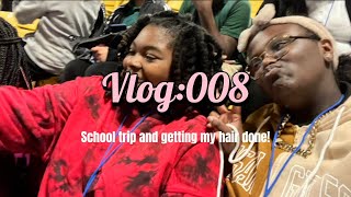 Vlog:008 School Trip and getting my hair done!