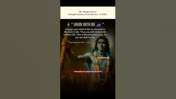 The Bhagavad Gita,I thought destiny controlled me… it didn’t..#shorts #bhagavadgita #krishna