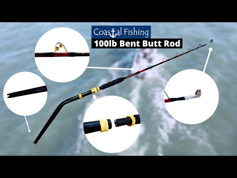 100lb Bent Butt with Pac Bay Rollers - Coastal Fishing 