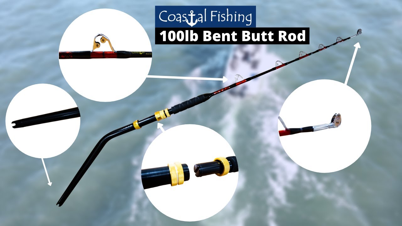 100lb Bent Butt with Pac Bay Rollers - Coastal Fishing 