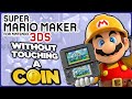 Is it possible to beat Super Mario Maker for Nintendo 3DS without touching a single coin?