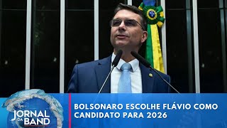 Bolsonaro escolhe Flávio como candidato para 2026 | Jornal da Band