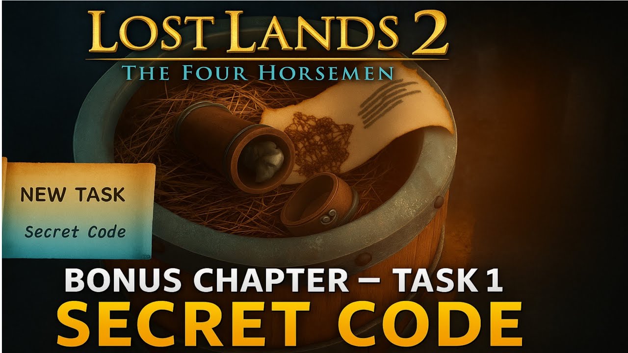 Lost Lands 2 Bonus Chapter – Task 1: Secret Code clue hunter