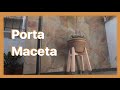 🌱 PORTA MACETA de madera con ruedas 🌱   (proceso completo)