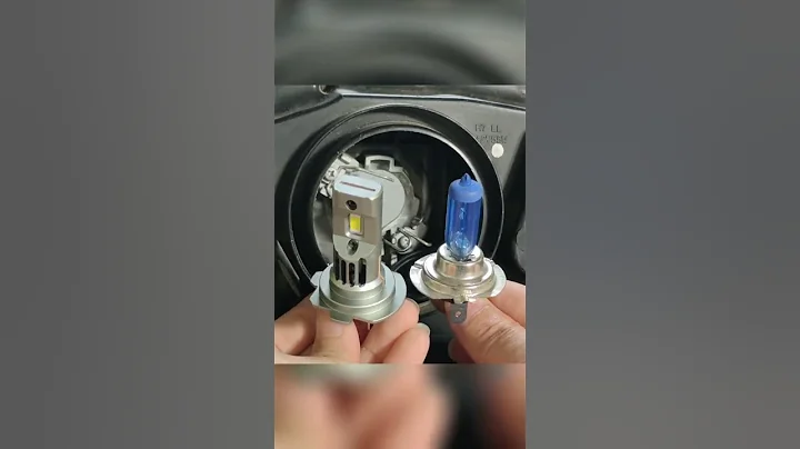 Damn! So Easy To Replace Halogen Bulb With H7 LED Bulb! #h7led #h7 #howtoinstall #howtoreplace