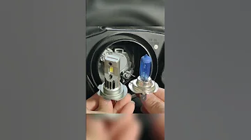 Damn So Easy To Replace Halogen Bulb With H7 LED Bulb H7led H7 Howtoinstall Howtoreplace 
