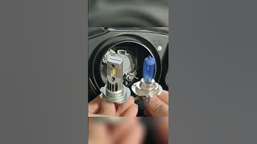 Damn! So Easy To Replace Halogen Bulb With H7 LED Bulb! #h7led #h7 #howtoinstall #howtoreplace