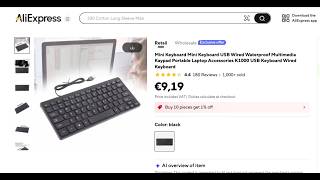 Aliexpress Mini Keyboard Review