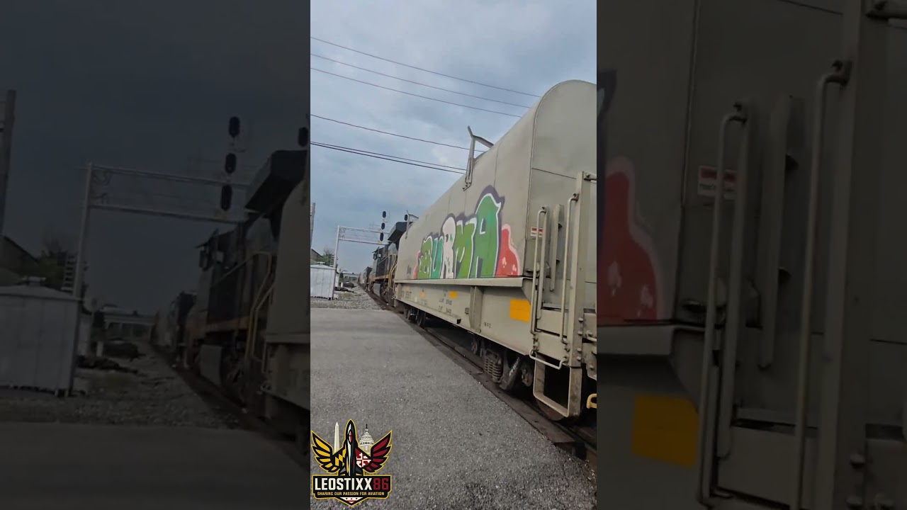 #railfanning #csx Baltimore Terminal Subdivision #manifesttrain through Bush Street grade crossing
