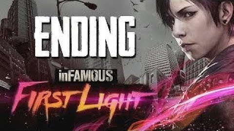 Infamous First Light Gameplay Walkthrough (PS4) Part 7 - Chasing Shane!! - ENDING!!