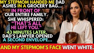 My Stepmom Handed Me Dad's Ashes in a Grocery Bag — Then His Lawyer Opened the Second Envelope