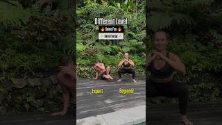 Which level is your next? 💪 #fitnessmotivation #partnerworkout #fullbodyworkout #homeworkout