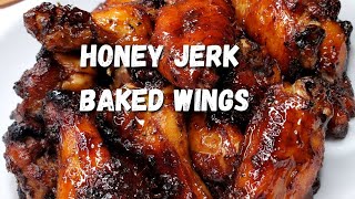 Honey Jerk Chicken Wings|| Baked Jerk Wings||Jerene'sEats