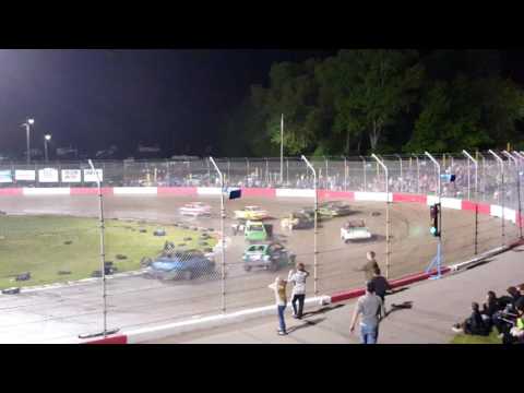 Tournament of Destruction at Jefferson Speedway May 29th, 2016 - Bubble Race 4