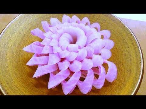 本当に初めての方用 飾り切り 胡瓜で細工野菜 Youtube